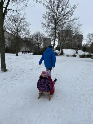 Meldung: Spaß im Schnee bei den Huschels