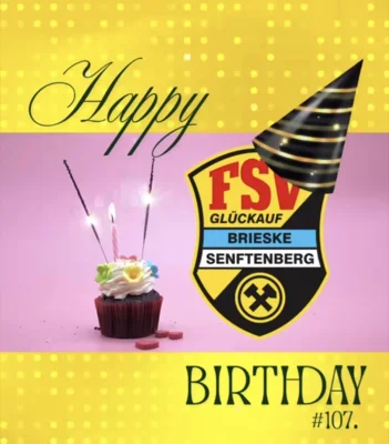 Unser 🖤💛-Verein hat Geburtstag