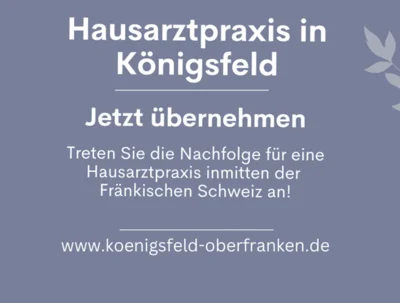 Praxisnachfolger:in für Hausarztpraxis in Königsfeld gesucht!