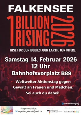 Tanzen für ein Ende der Gewalt - One Billion Rising am 14. Februar 2026 am Falkenseer Bahnhof