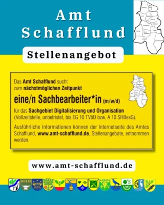 Stellenausschreibung - Amtsverwaltung Schafflund