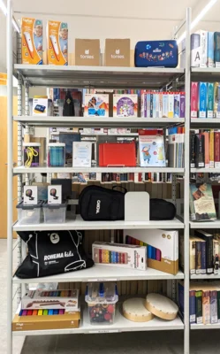 Stadtbibliothek Naunhof erweitert Bibliothek der Dinge