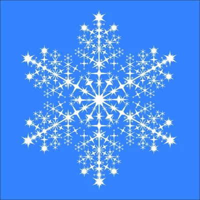 Schneeflocke (Bild vergr&ouml;&szlig;ern)