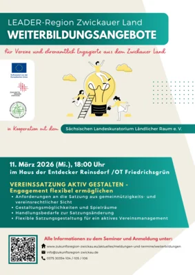 Zukunftsregion Zwickau e.V. informiert zu kostenloser Weiterbildung