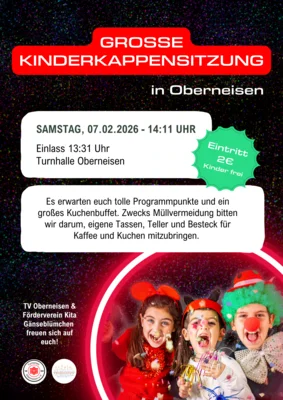 Auf geht's zur Großen Kinderkappensitzung (Bild vergr&ouml;&szlig;ern)