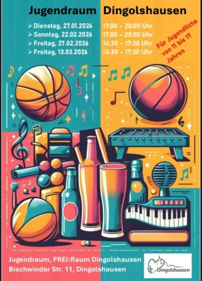 Meldung: Neue Öffnungszeiten Jugendraum Dingolshausen online