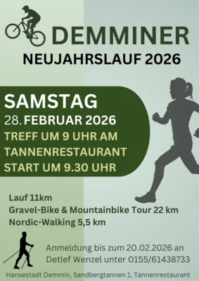 Demminer Neujahrslauf am 28.02.2026
