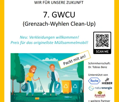 Flyer für den Clean-up 2026