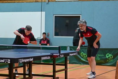 Konstantin Gavrisenko und Asif Khan im Doppel. Foto: Alfred Grimm (Bild vergr&ouml;&szlig;ern)