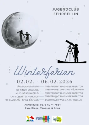 Winterferienprogramm vom Jugendclub Fehrbellin (Bild vergr&ouml;&szlig;ern)