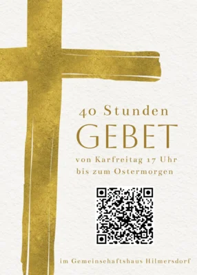 Einladung zum 40-Stunden-Gebet