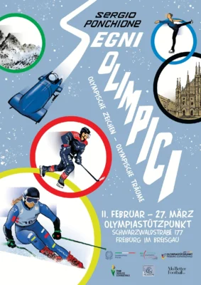 Einladung zur Vernissage Segni Olimpici (Bild vergr&ouml;&szlig;ern)