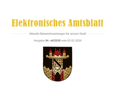 Elektronisches Amtsblatt Nr. e6/2026 - Gefasste Beschlüsse - Stadtrat am 22.01.2026 (Bild vergr&ouml;&szlig;ern)