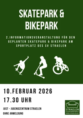 2. Informationsveranstaltung zum Skatepark & Bikepark