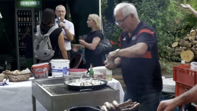 Der WSV Bad Freienwalde 1923 e.V. bei der Gartenparty des ttc eastside e.V. (Bild vergr&ouml;&szlig;ern)