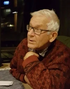 Vebjørn Ruud, der 73jährige Sohn von Birger Ruud, grüßt die Sportler und Mitglieder des WSV Bad Freienwalde (Bild vergr&ouml;&szlig;ern)