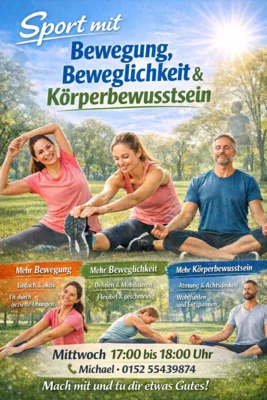 Meldung: Neuer Sportkurs mit Michael ab 25. Februar!