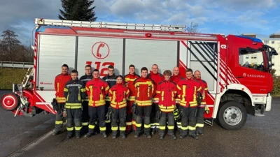 Erfolgreich abgeschlossener Truppführerlehrgang bei der Feuerwehr Gaggenau