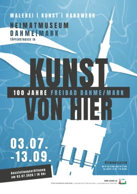 Plakat "Kunst von hier"
