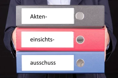 Bekanntmachung zur Sitzung des Akteneinsichtsausschusses (Bild vergr&ouml;&szlig;ern)