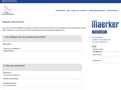 Frostschäden auf Straßen gerne über den Maerker melden (Bild vergr&ouml;&szlig;ern)