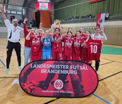 Mit viel Stimmung: Ludwigsfelder FC ist Landesmeister der C-Juniorinnen