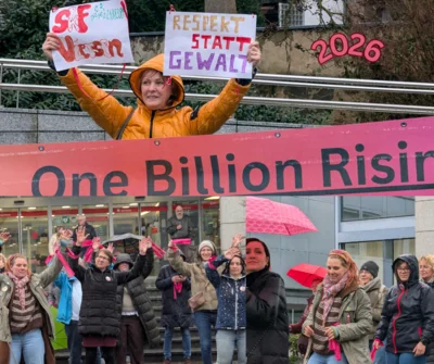 One Billion Rising Viersen 2026: Tanzend gegen die Gewalt (Bild vergr&ouml;&szlig;ern)