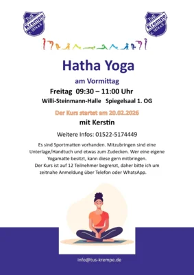 Hatha Yoga wächst weiter!