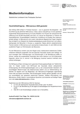 Information an alle Haushalte - Der Mikrozensus (Bild vergr&ouml;&szlig;ern)