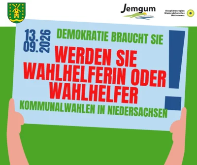 Demokratie braucht Sie. Wahlhelferinnen und Wahlhelfer gesucht! (Bild vergr&ouml;&szlig;ern)