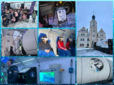SpaceBuzz One landete auf dem Schlossplatz