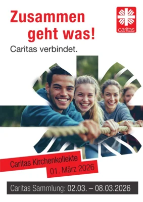 Plakat - Caritas-Sammlung Frühjahr 2026