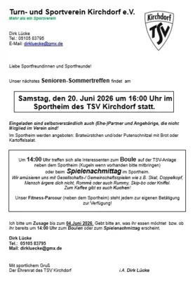 TSV K Sen So Treff 2026