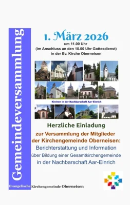 Mitgliederversammlung der Kirchengemeinde Oberneisen am 1. März 2026 (Bild vergr&ouml;&szlig;ern)