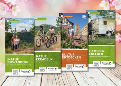 Saisonstart wird mit neuen Broschüren der Welterberegion Wartburg Hainich eingeläutet