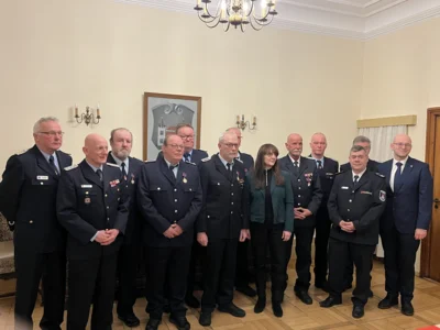 Foto zu Meldung: Prämien- und Ehrungsveranstaltung für treue Dienste in der Feuerwehr des Amtes Meyenburg