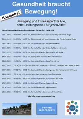 Gesundheit braucht Bewegung (Bild vergr&ouml;&szlig;ern)