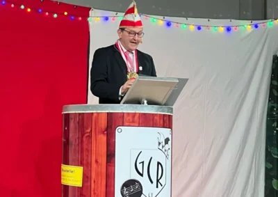Foto: Klaus Rocher beim Karneval © GCR Foto zur Meldung: Karneval in Rangsdorf