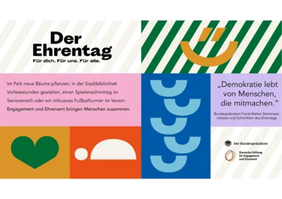 „Der Ehrentag“ - Anmeldung von Mitmach-Aktionen möglich