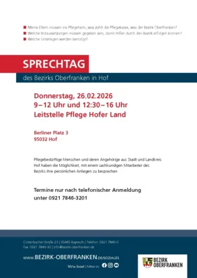 Sprechtag des Bezirks Oberfranken in Hof (Bild vergr&ouml;&szlig;ern)