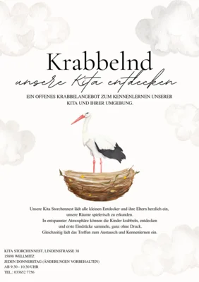Krabbelgruppe in unserer Kita (Bild vergr&ouml;&szlig;ern)