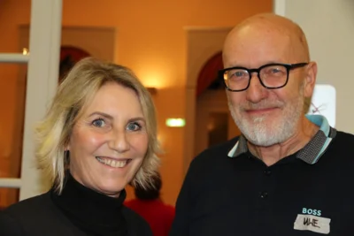 Uwe ist mit dabei. Ehrenamtskoordinatorin Bärbel Wern freut sich über die Unterstützung. Foto: LGS/Lenz (Bild vergr&ouml;&szlig;ern)
