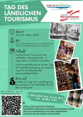 Tag des ländlichen Tourismus am 18. & 19. März