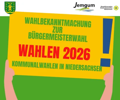Bekanntmachung Bürgermeisterwahl zur Einreichung der Wahlvorschläge 2026 (Bild vergr&ouml;&szlig;ern)