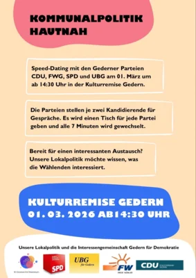 Speed-Dating der IG Demokratie Gedern