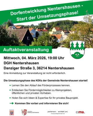 Einladung zur KEK-Auftaktveranstaltung