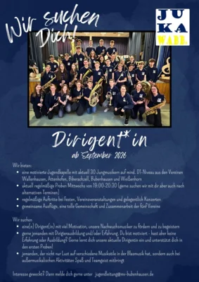 Dirigent*innen Suche unserer Jugendkapelle (Bild vergr&ouml;&szlig;ern)