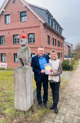 Besonderer Besuch im Rathaus: Verabschiedung von Isabel Kumlehn (Bild vergr&ouml;&szlig;ern)