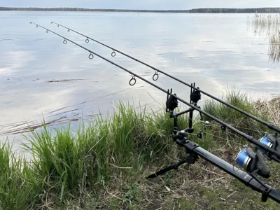Bild: Angelplatz am Senftenberger See (Bild vergr&ouml;&szlig;ern)