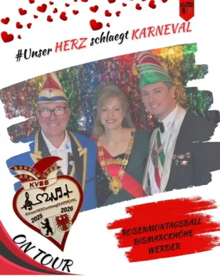 Meldung: Ausgelassene Stimmung beim Rosenmontagsball auf der Bismarckhöhe in Werder (Havel)